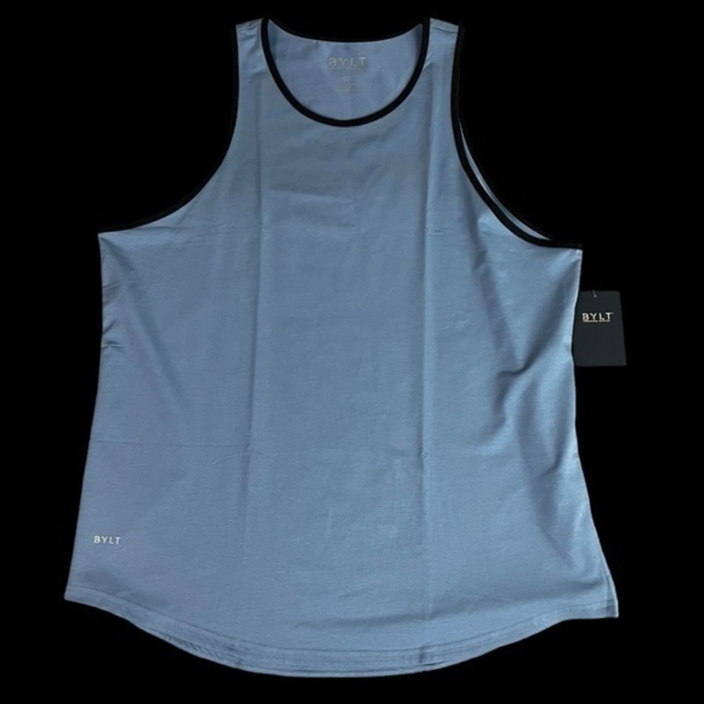 BYLT Lux Drop Cut Tank Top Men’s XXL Blue New